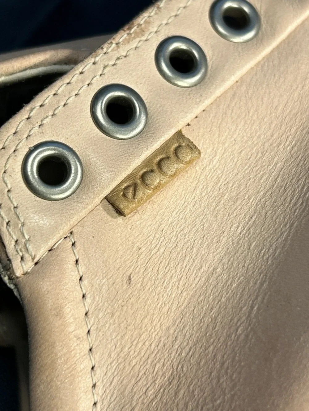 Ecco buttery leather soft lace up sneakers 5